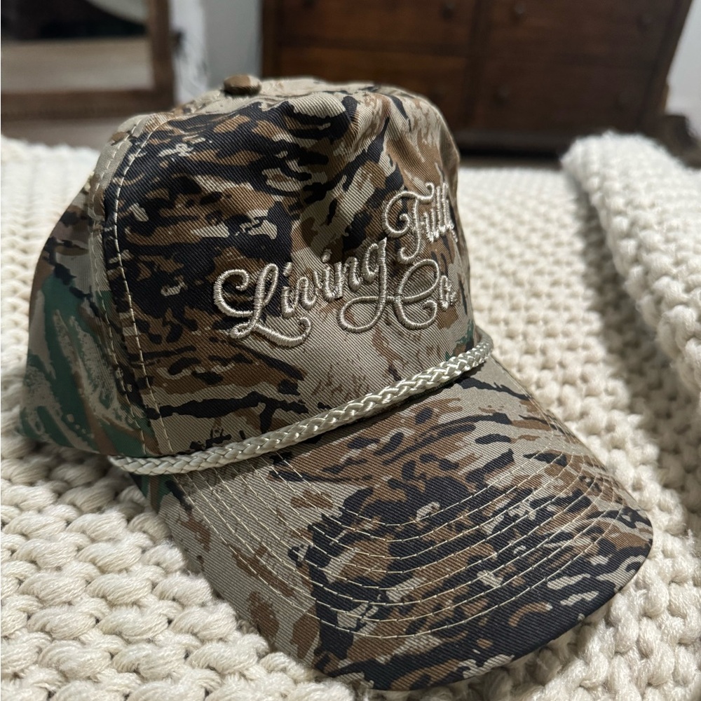 Living Fully Camo Hat